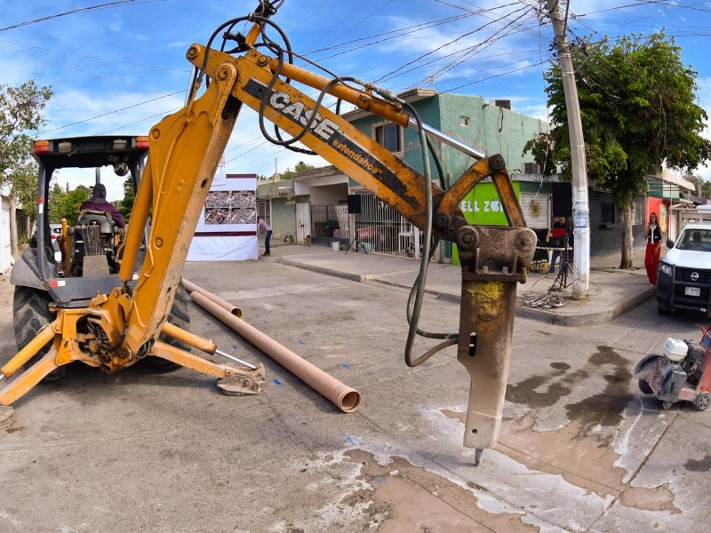 Arranca rehabilitación de drenaje en Jaramillo y Chorizo
