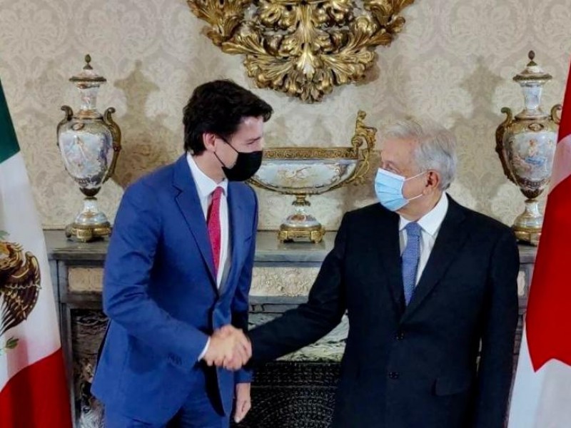 Arranca reunión entre AMLO y Trudeau previo a la cumbre