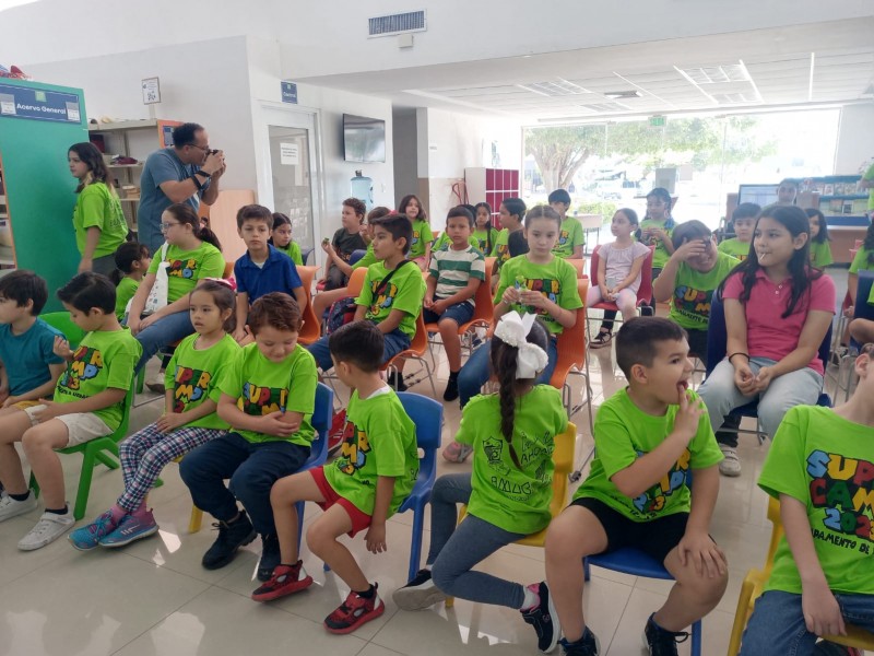 Arranca talleres de verano ''Super Camp'' en la biblioteca Morelos