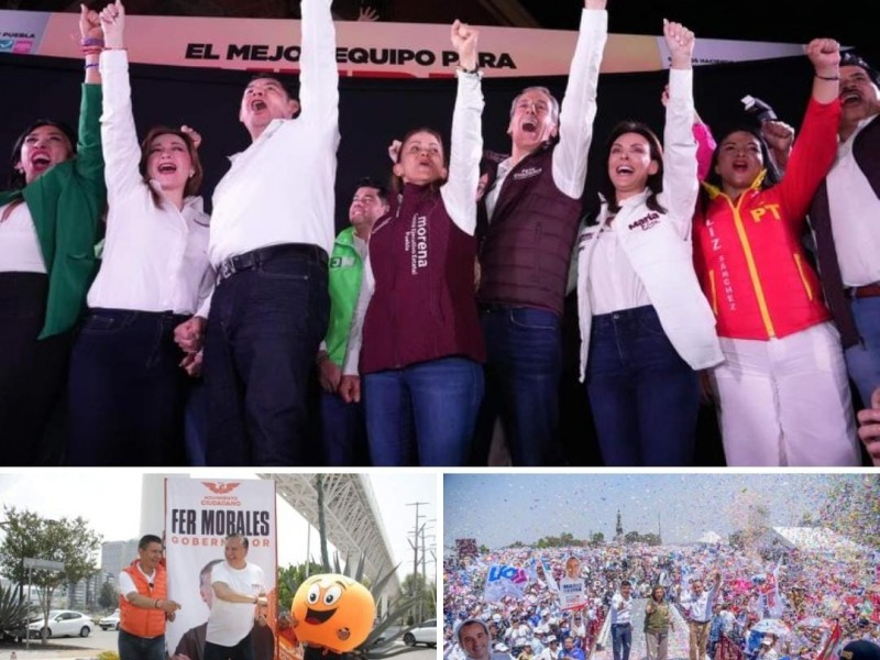 Arrancan campaña candidatos a presidencia municipal de Puebla