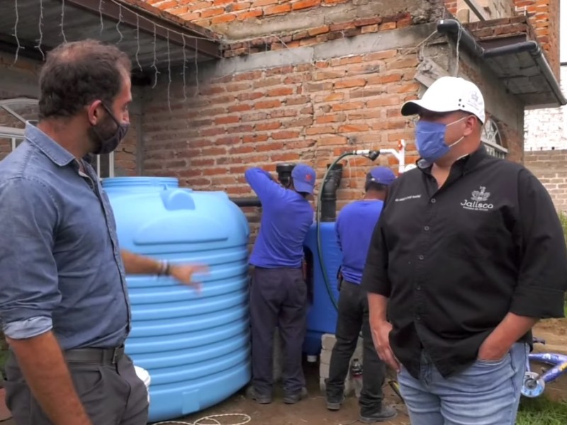 Arrancan captación de agua de lluvia en la Mesa Colorada