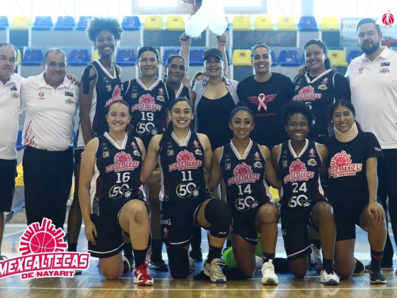 Arrancan Mexcaltecas temporada de baloncesto femenil en Xalisco