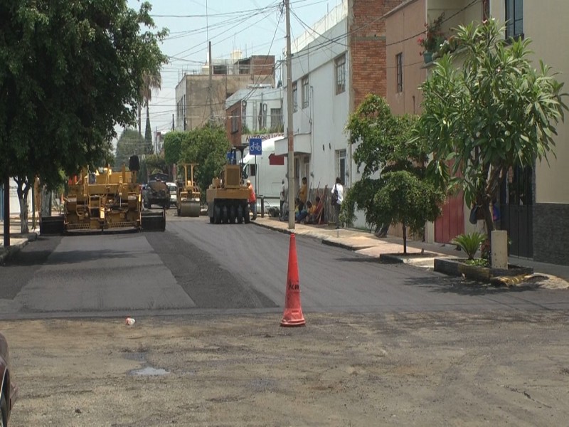 Arrancan obras de repavimentación en Santa Tere