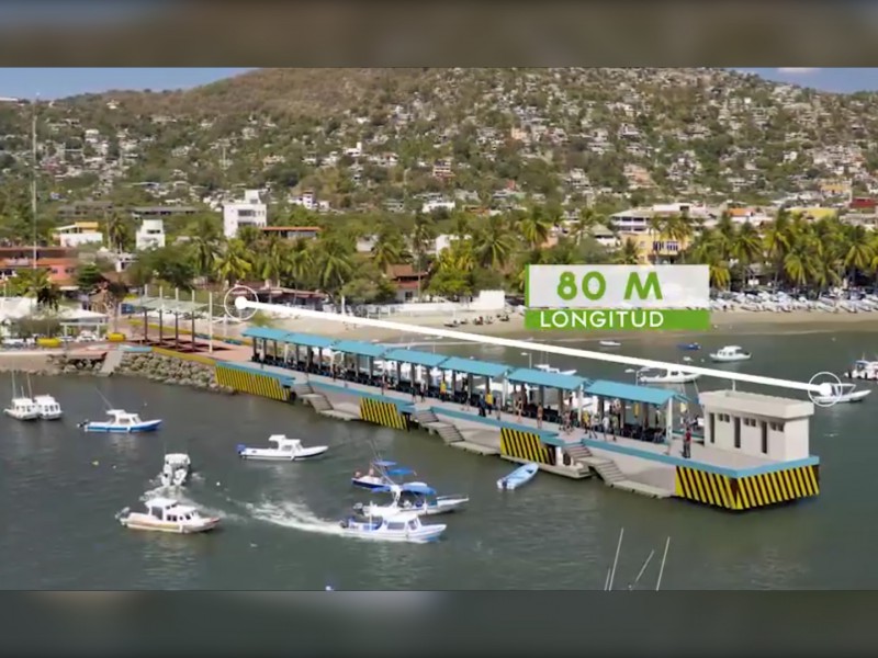 Arrancan reconstrucción del muelle Principal de Zihuatanejo