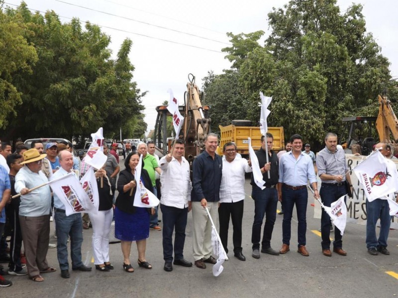 Arrancan reparación del Colector Niños Héroes