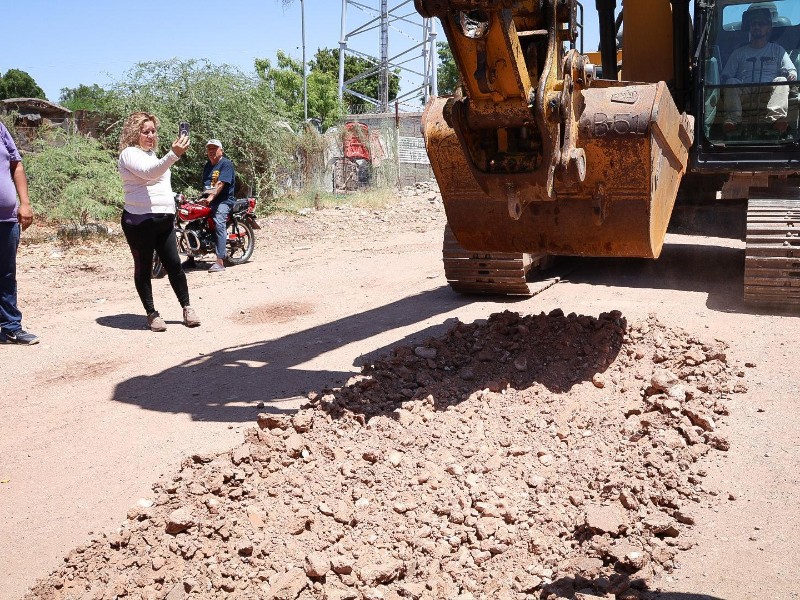 Arrancan tres obras de pavimentación en Cajeme esta semana