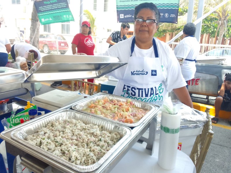 Arrancó el Festival Gastronómico del Pescador en Veracruz