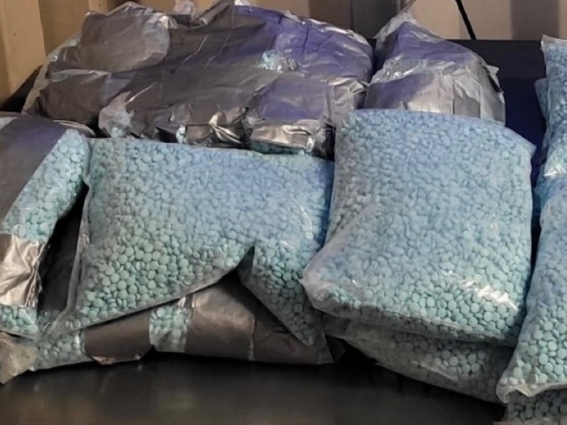 Arrestan a persona con 164 mil pastillas de Fentanilo