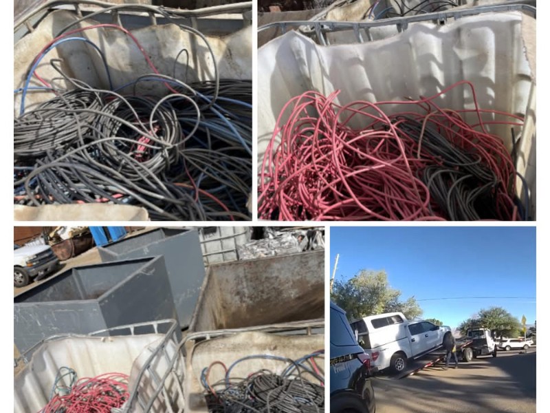 Arrestan a persona sospechosa de robo de cableado