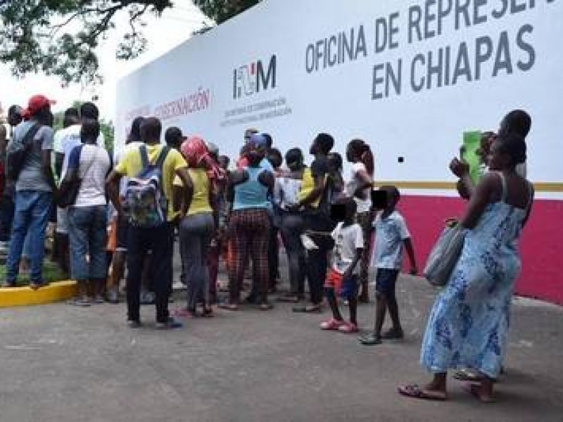 Arriba a Tapachula nueva ola de migrantes Haitianos