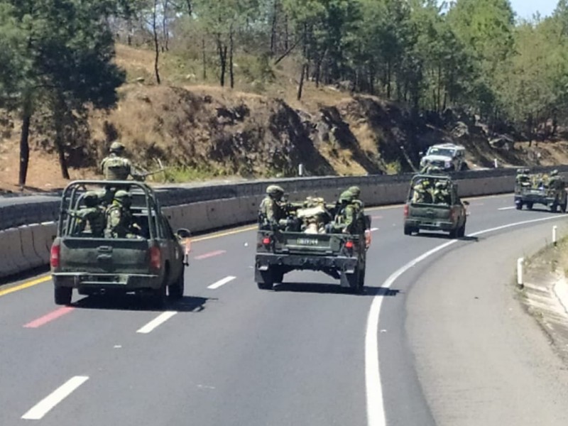 Arriba personal militar a municipios más violentos de Michoacán