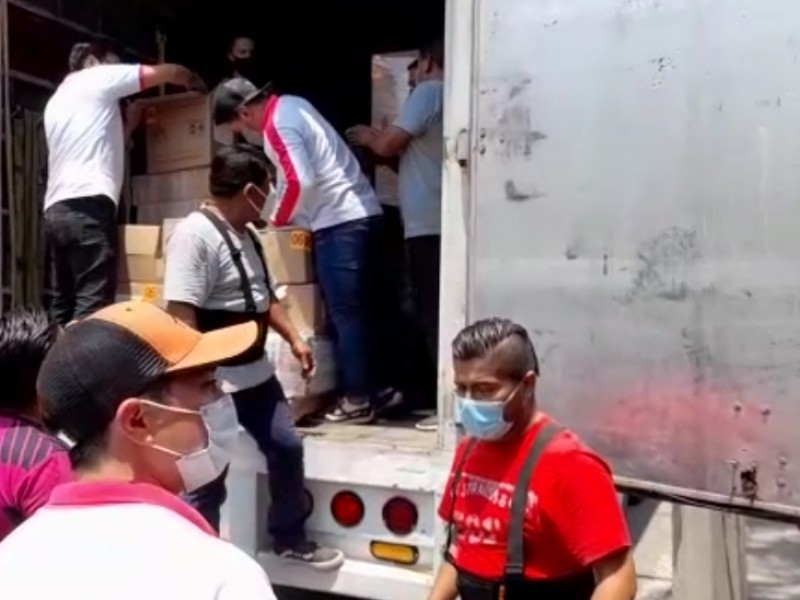 Arriban 39 toneladas de material electoral a Chiapas