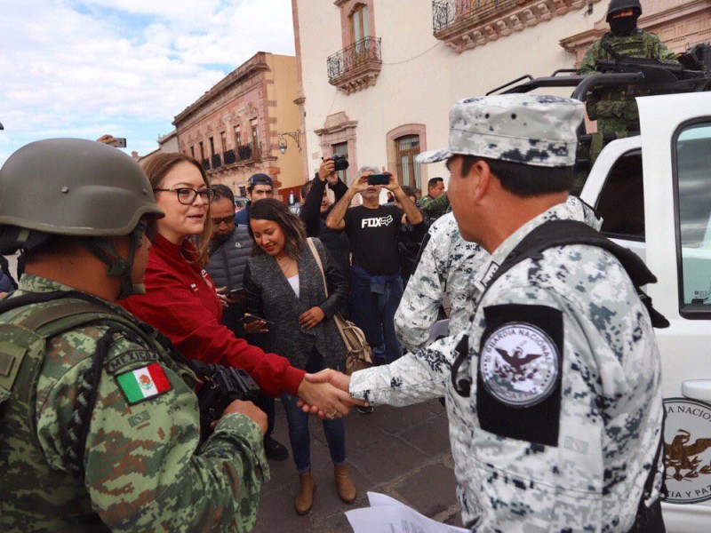 Arriban 750 elementos de Guardia Nacional a Zacatecas
