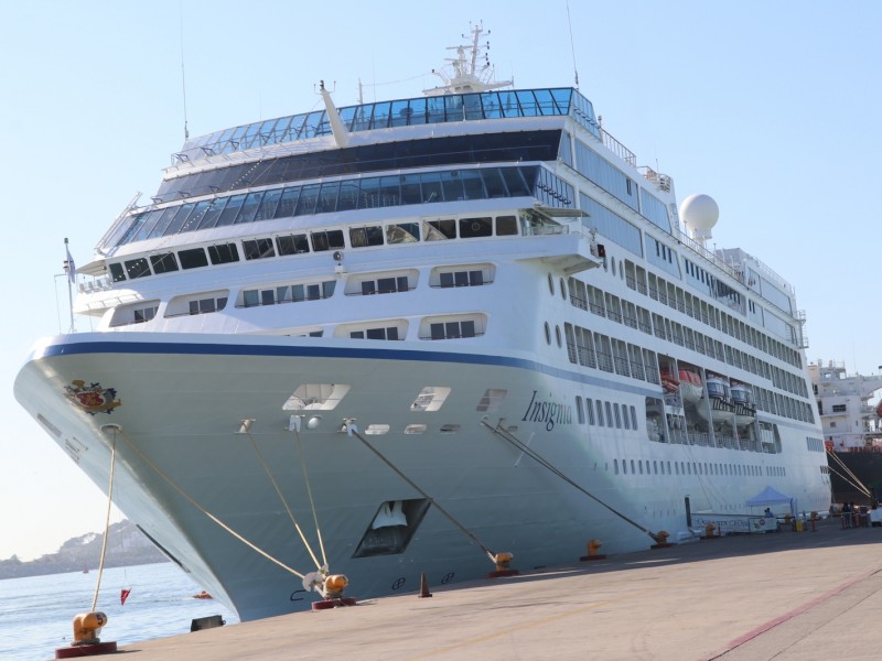 Arriban cruceros turísticos a Mazatlán