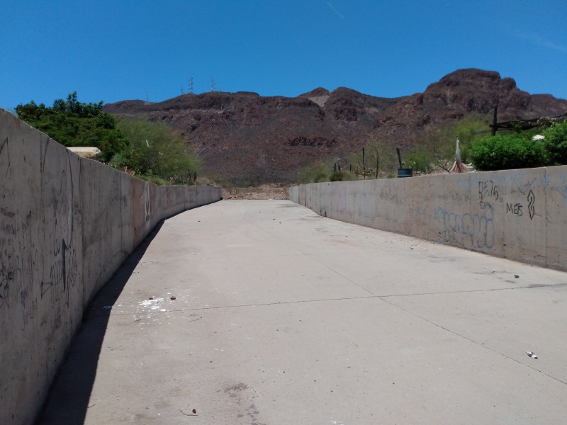 Arroyo de Fátima, limpio para temporada de lluvias