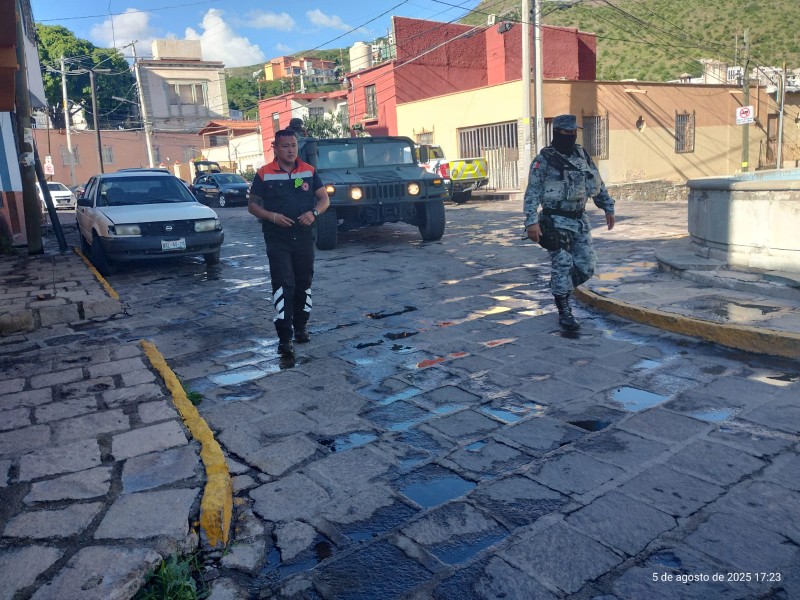 Artefacto peligroso, moviliza a las autoridades en la capital