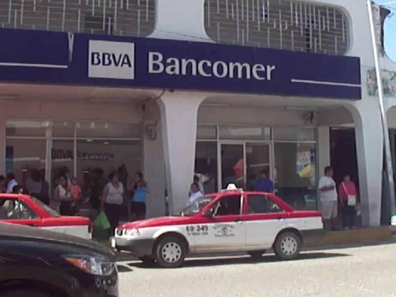 Asaltado al interior de Bancomer Tehuantepec