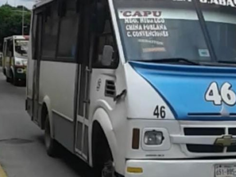 Asaltan a usuarios de la ruta 43 en la capital