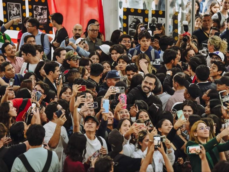 Asegura Álvarez Máynez estar en segundo lugar de preferencia universitaria