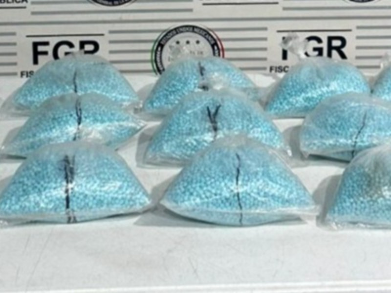 Asegura FGR 200 mil pastillas de fentanilo en Sonora