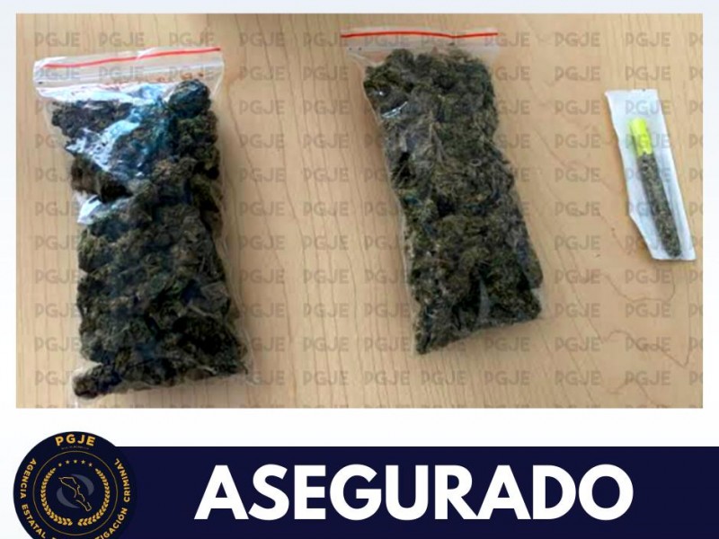 Asegura pgje dosis de droga en paquetería de La Paz