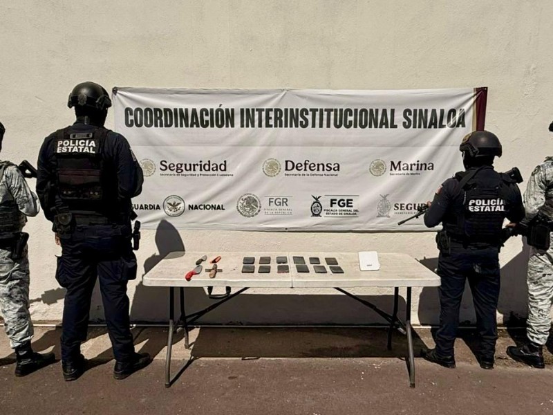 Aseguran 12 celulares y 4 armas blancas en el penal de Aguaruto