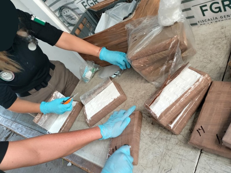 Aseguran 20 kilos de cocaína en paquetería de Hermosillo