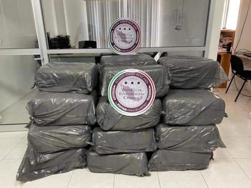 Aseguran 220 kilos de marihuana en Acaponeta