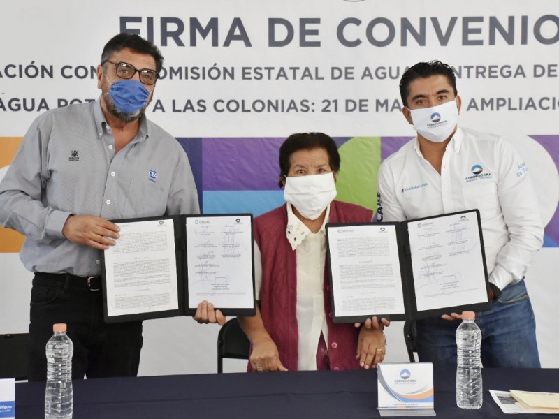 Aseguran agua potable para dos colonias más en Corregidora