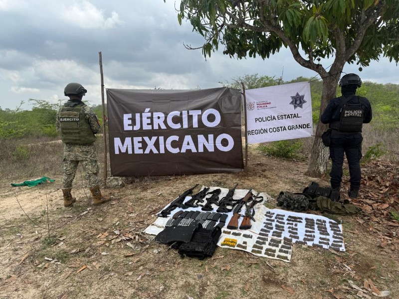 Aseguran armamento tras operativo en La Unión