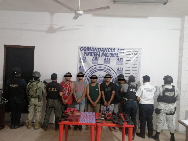 Aseguran armamento, vehículos y 5 personas vinculadas a delitos en la Costa