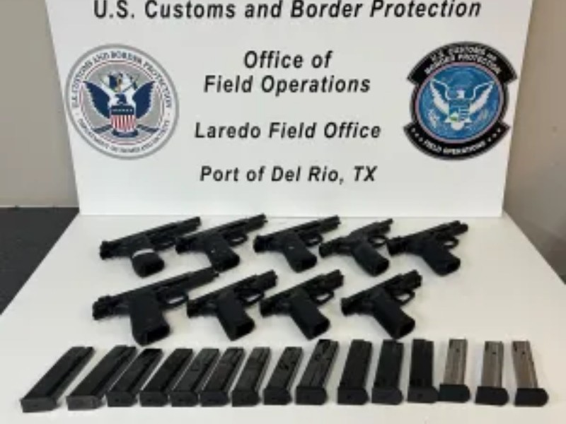 Aseguran armas, cargadores y municiones rumbo a México
