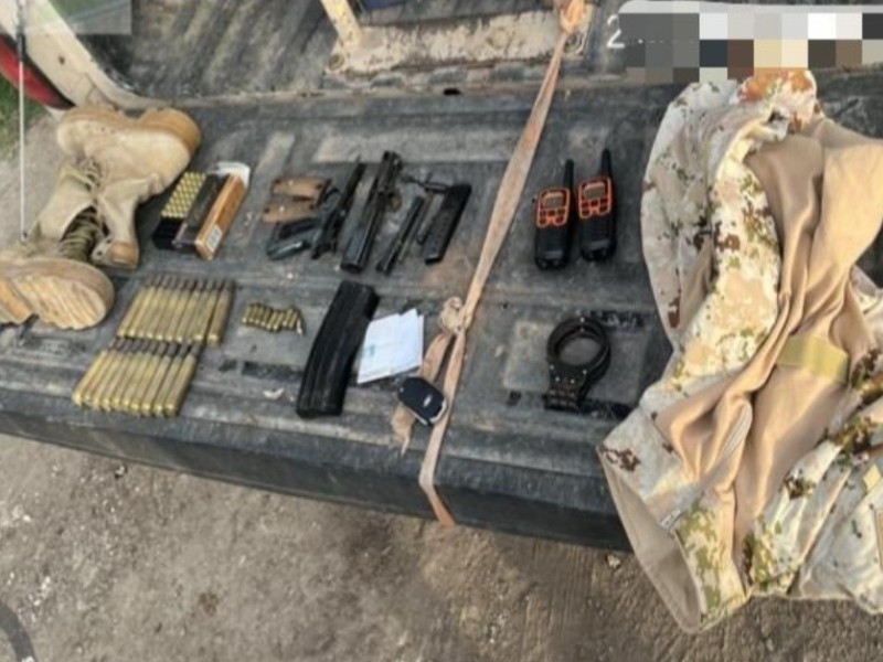Aseguran armas, cartuchos, drogas y vehículos en Sonora