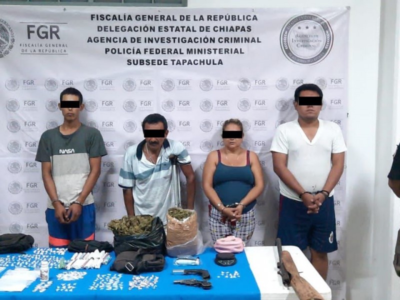 Aseguran narcóticos con fines de comercio en Chiapas