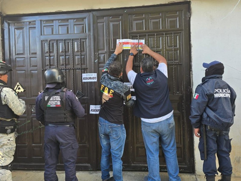 Aseguran cantinas clandestinas en Pueblo Nuevo Solistahuacán