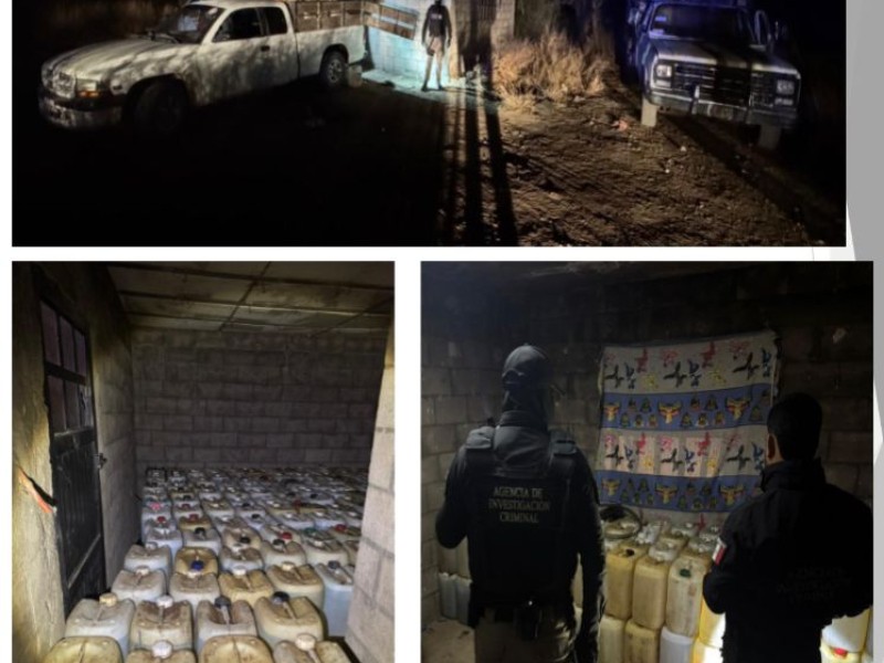 Aseguran carburante presuntamente robado