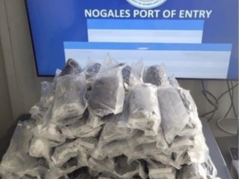 Aseguran contrabando de 31 kilogramos de Metanfetamina