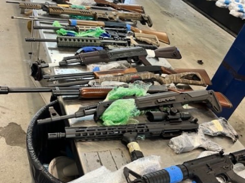 Aseguran contrabando de 400 armas de fuego en garita de Texas Aseguran contrabando de 400 armas de fuego en garita de Texas