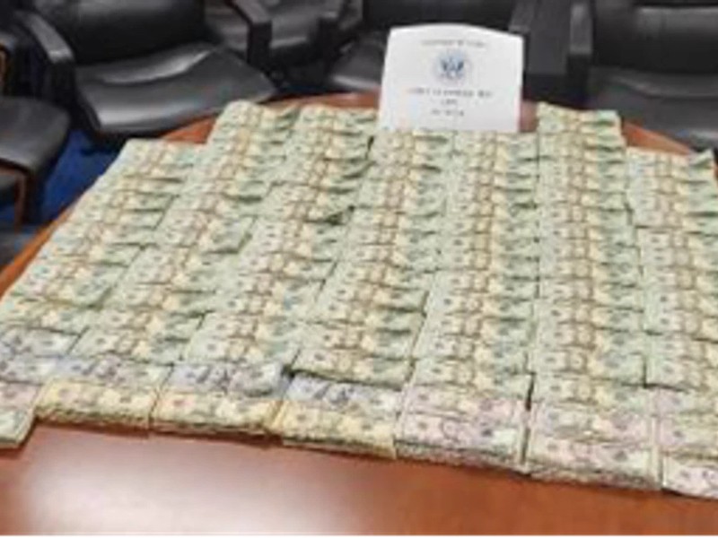 Aseguran contrabando de dinero en garita de Texas
