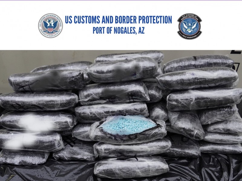 Aseguran drogas peligrosas en garita de Nogales, Arizona