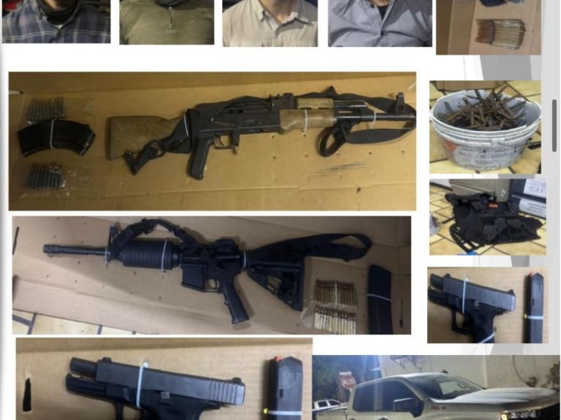 Aseguran drogas, vehículos y armas en once municipios Aseguran drogas, vehículos y armas en once municipios