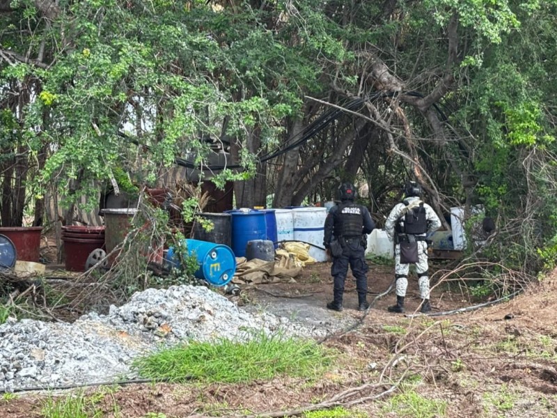 Aseguran en Mocorito más de 480 objetos y sustancias para elaborar drogas