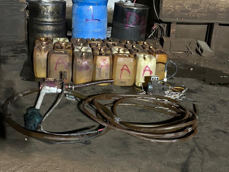 Aseguran en San Luis Río Colorado combustible presuntamente robado