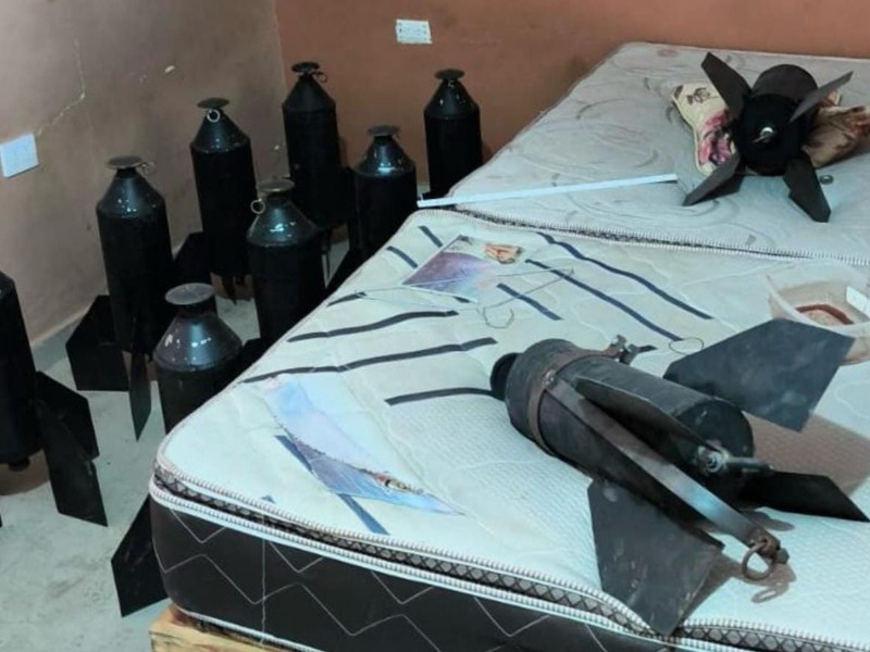 Aseguran explosivos en un domicilio de Pedregal del Humaya, en Culiacán