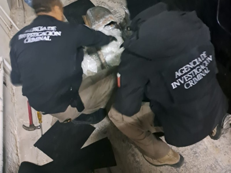 Aseguran federales 137 kilos de metanfetamina