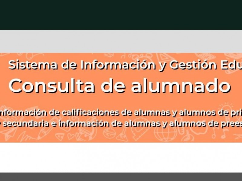 Aseguran funcionamiento óptimo del portal para consultar boletas de calificaciones