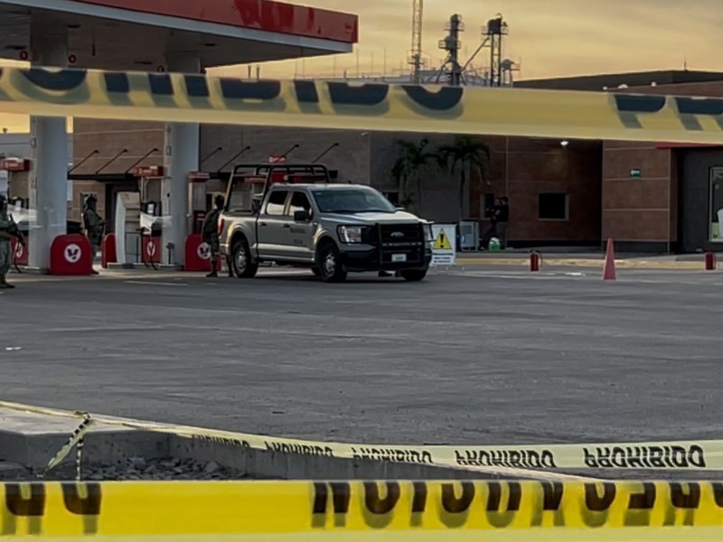 Aseguran gasolinera en Los Mochis