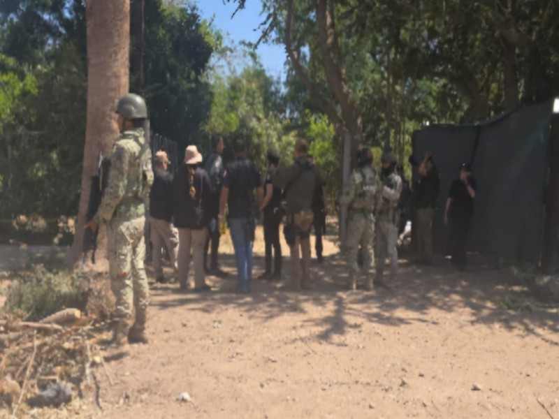 Aseguran inmueble y vehículos robados durante operativo en Navolato