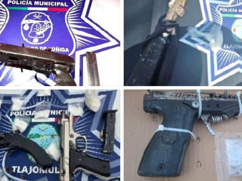 Aseguran más de 100 armas en la actual administración de Tlajomulco