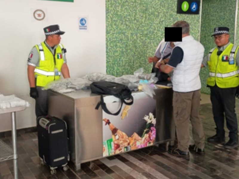 Aseguran más de 4 kilogramos de marihuana en aeropuerto de Los Mochis